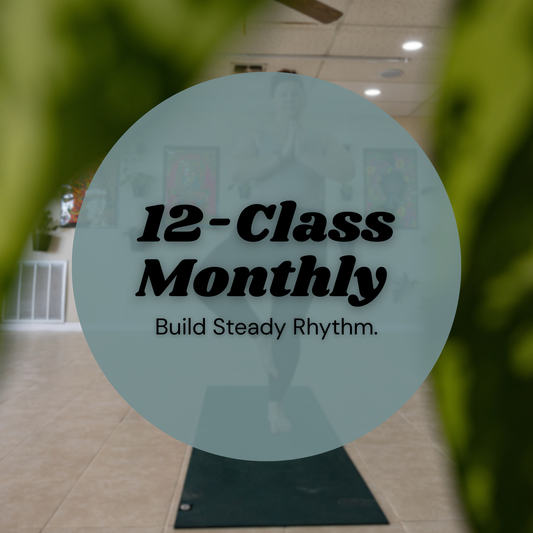 🌱 12-Class Monthly Yoga Membership