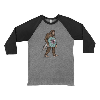 Bigfoot Logo Baseball T-Shirts - Bella Canvas